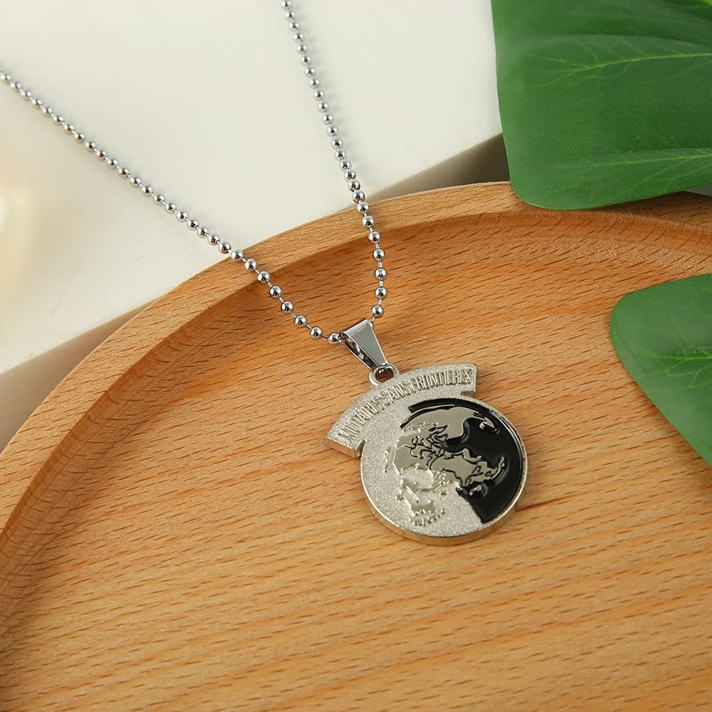 Metal Gear Solid Necklace Fox Hound from Zanzibarland Outer Heaven